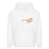 Pain Into Passion White Men's Hoodie - white