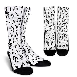 Music  Crew Socks - Painteye