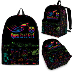 RAINBOW Open Road Girl Scatter Design Backpack
