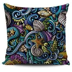 Ocean Funk Pillow Cover - Painteye
