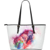 Leather Tote Bag - Large Parrot