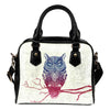 Colorful Owl Shoulder Handbag