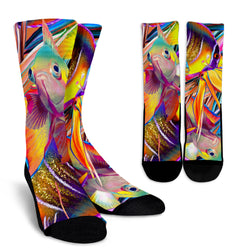 Fish Frenzy Crew Socks - Painteye