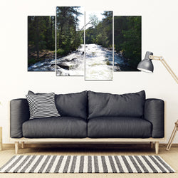RELAXING RAPIDS 4 PCS CANVAS FRAME SET