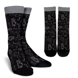 GREY Open Road Girl Socks - Painteye