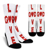 Love God Crew Socks - Painteye