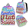 All Subjects Designer  Back-to-School Backpack White3
