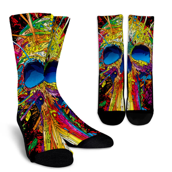 Mega Skull Crew Socks - Painteye