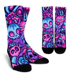 Gothic Skull Socks - Painteye