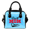NP Best Mom Ever Leather Shoulder Handbag
