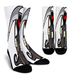 Night Walker Crew Socks - Painteye
