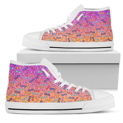 "Candy Shades" Women's High Top Sneakers - Painteye