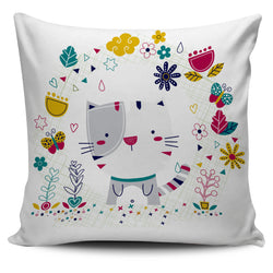 Cute Kitty Pillow Cover - Painteye