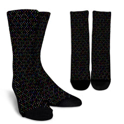 Bright Starbursts Crew Socks - Painteye