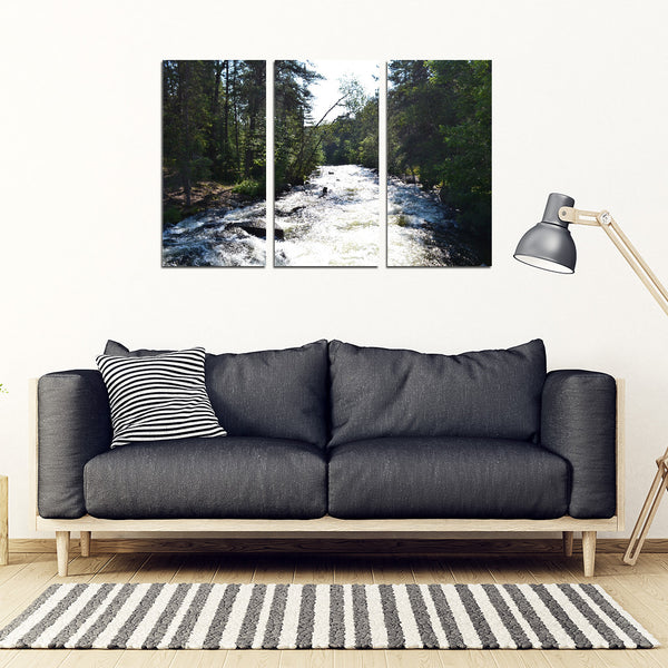 RELAXING RAPIDS 3 PCS CANVAS FRAME SET