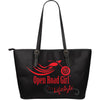 RED It's a Lifestyle Open Road Girl LARGE PU LEATHER Tote
