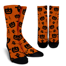 Crew Socks Pumpkin Insanity - Painteye