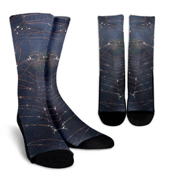 Spider's Web Crew Socks - Painteye