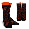 ORANGE Open Road Girl Socks - Painteye