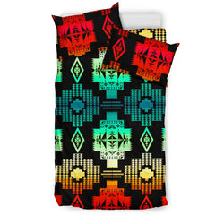 Seven Tribes 20 Shades Red Bedding Set - Painteye