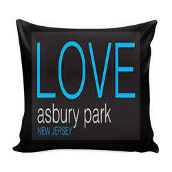 "Love Asbury Park" Pillow with Insert - Painteye