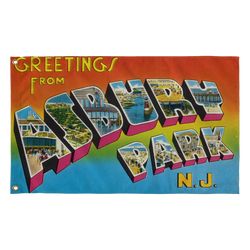 "Greetings From Asbury Park" Flag 36"x60" - Painteye