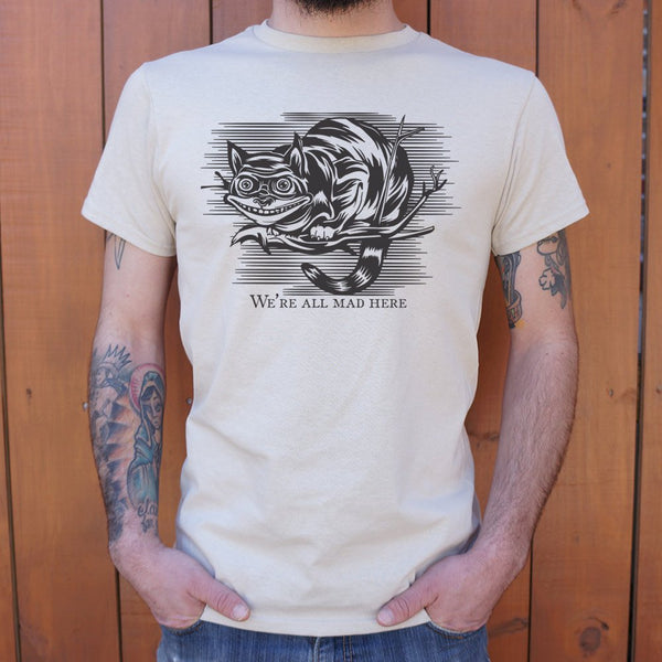 Cheshire Cat Madness Mens T Shirt - Painteye