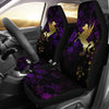 Pegasus Purple Damask Car Seat Covers - Painteye