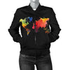 Black Wanderlust Bomber Jacket