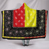 Unlimited Red and Yellow Hooded Bandana Blanket