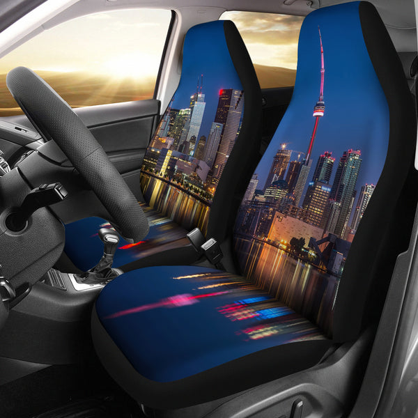 City Skyline Car Seat Covers (Set of 2)