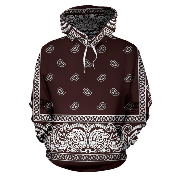 Brown Bandanna Hoodie - Painteye