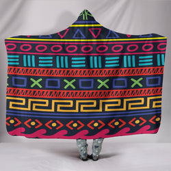 Customised Hoodie Blanket CrissCross Tribal Pattern - Painteye