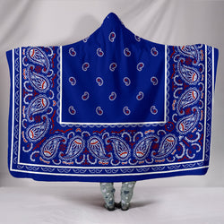 Ultimate Wicked Blue Bandana Hooded Blanket