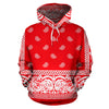 Red Bandanna Hoodie-Express Line - Painteye