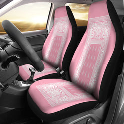 Pink Bandanna Car Seat Covers - Painteye