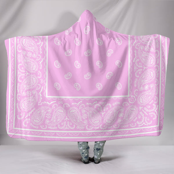Ultimate Pink Hooded Bandana Blanket