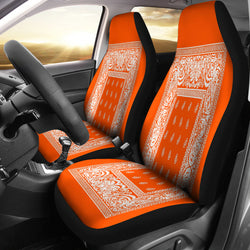 Orange Bandanna Car Seat Covers - Painteye