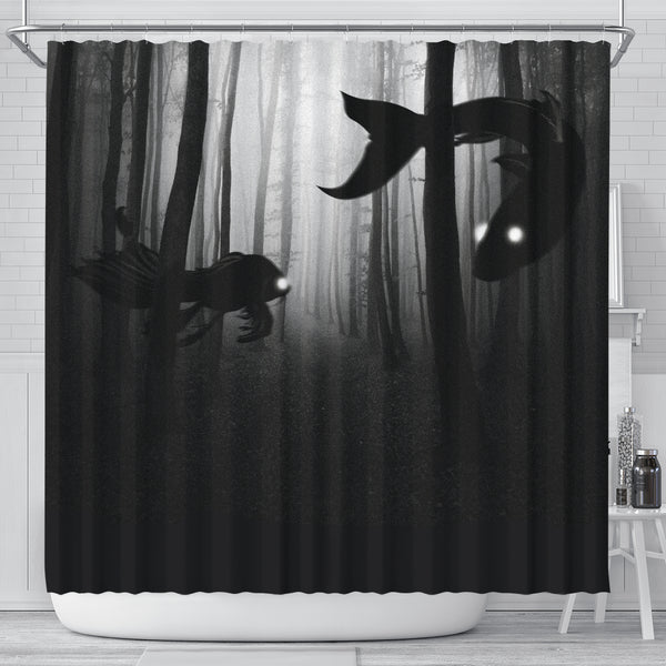 Creatures of the Deep Shower Curtain - Painteye