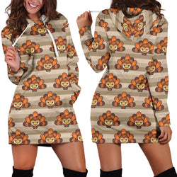 Thankful Turkey Hoodie Dress - Painteye