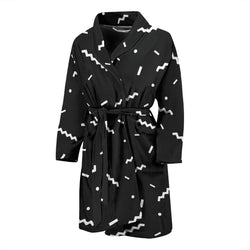 Abstract MEN'S BATHROBE