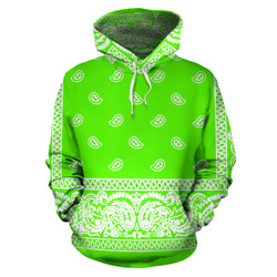 Green Bandanna Hoodie-Express Line - Painteye