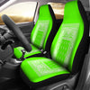 Green Bandanna Car Seat Covers - Painteye