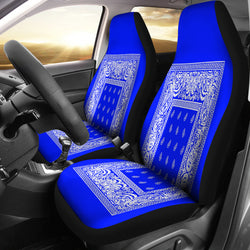 Blue Bandanna Car Seat Covers - Painteye