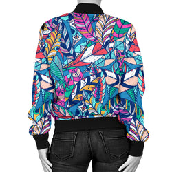 Boho Feather 2 Bomber Jacket