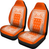 Orange Bandanna Car Seat Covers - Painteye