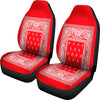 Red Bandanna Car Seat Covers - Painteye