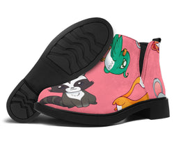 Cute Animal design Chelsea Boots