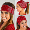 Classic Red Bandana Headband s3 Pack