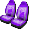 Purple Bandanna Car Seat Covers - Painteye